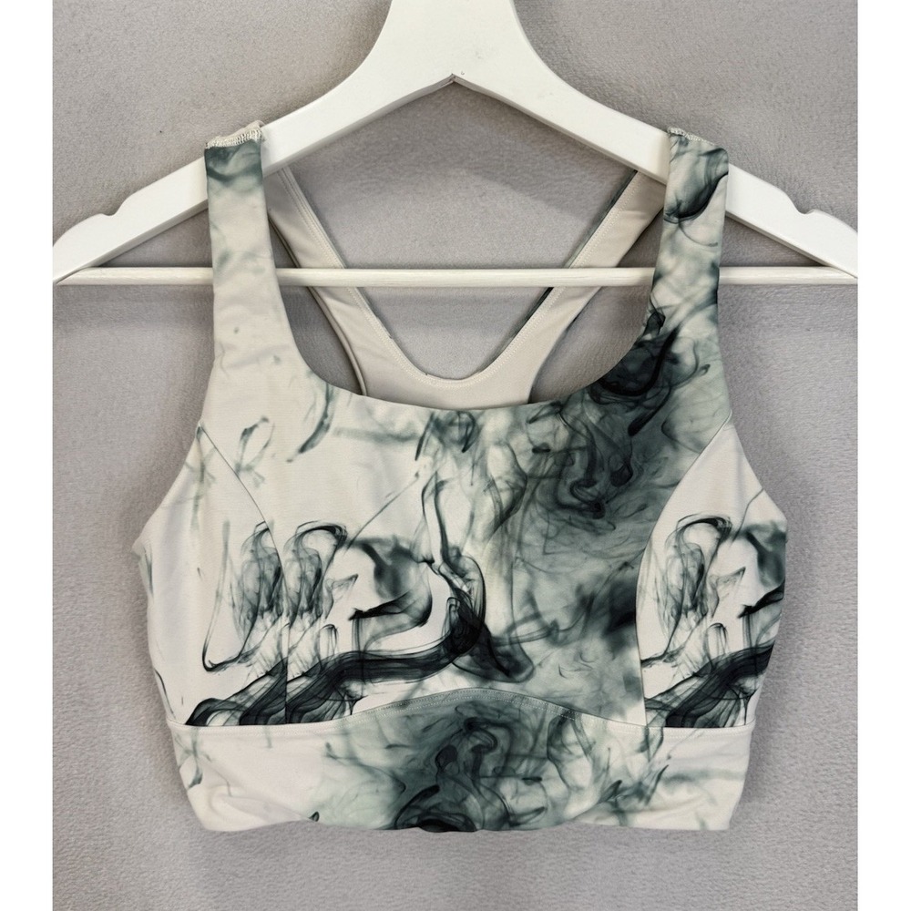 CALIA Carrie Underwood Women's Sz M Swirl Smoke Effect Scoop Back Sports Bra‎